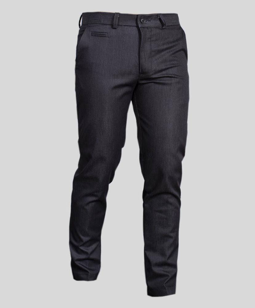 Stretching Striped Black Cotton Dress Pants Stretching Striped Black Cotton Dress Pants