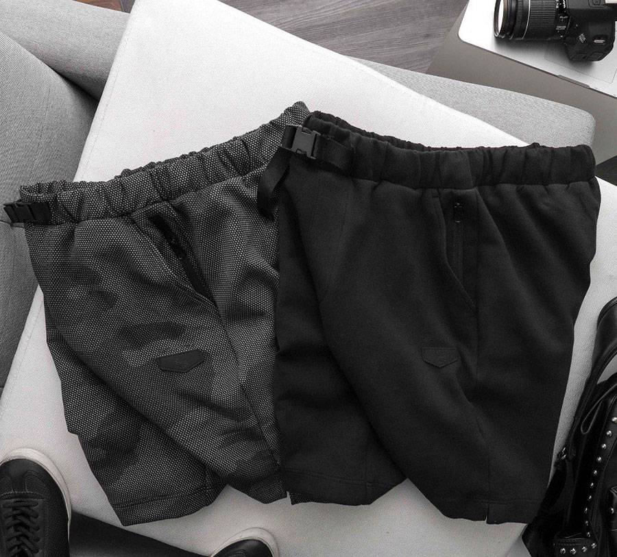 Thick Elastic Waist With Bucket Shorts Thick Elastic Waist With Bucket Shorts
