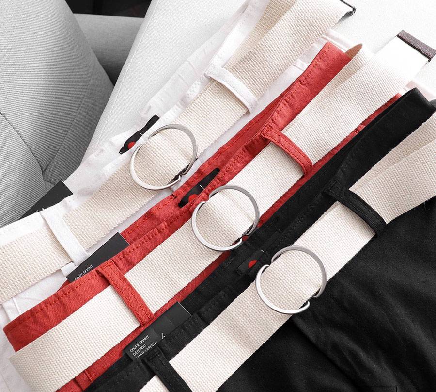 White Belt Waist Linen Shorts White Belt Waist Linen Shorts