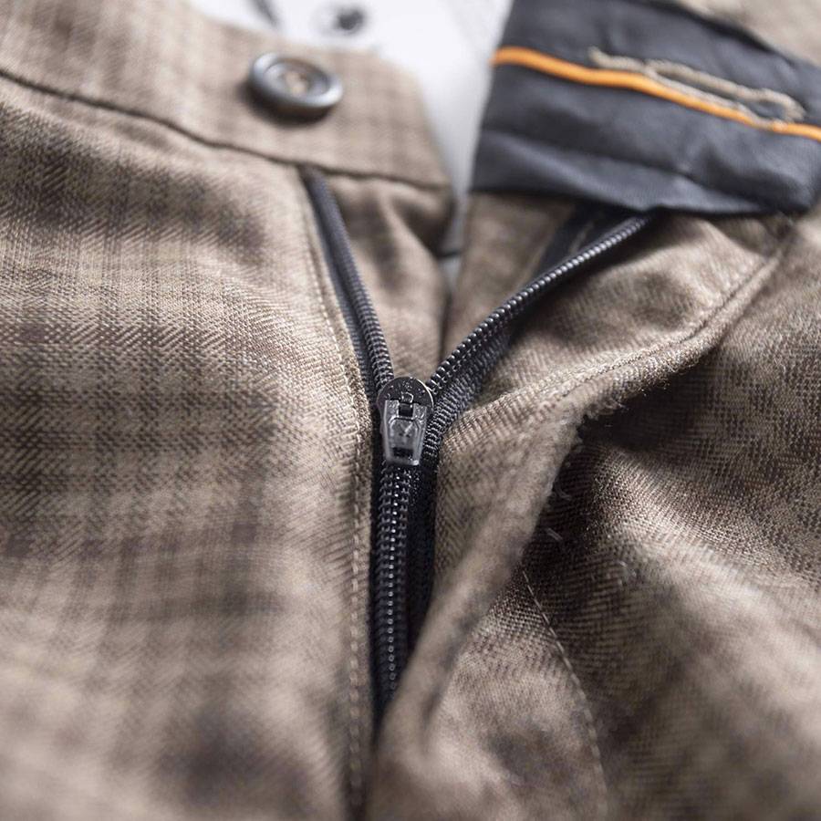 Soft Check Pattern Khaki Shorts Soft Check Pattern Khaki Shorts