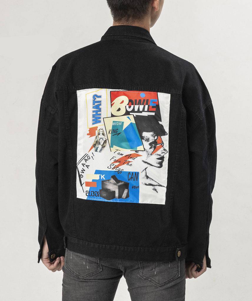 Bowie Black Denim Jacket Bowie Black Denim Jacket