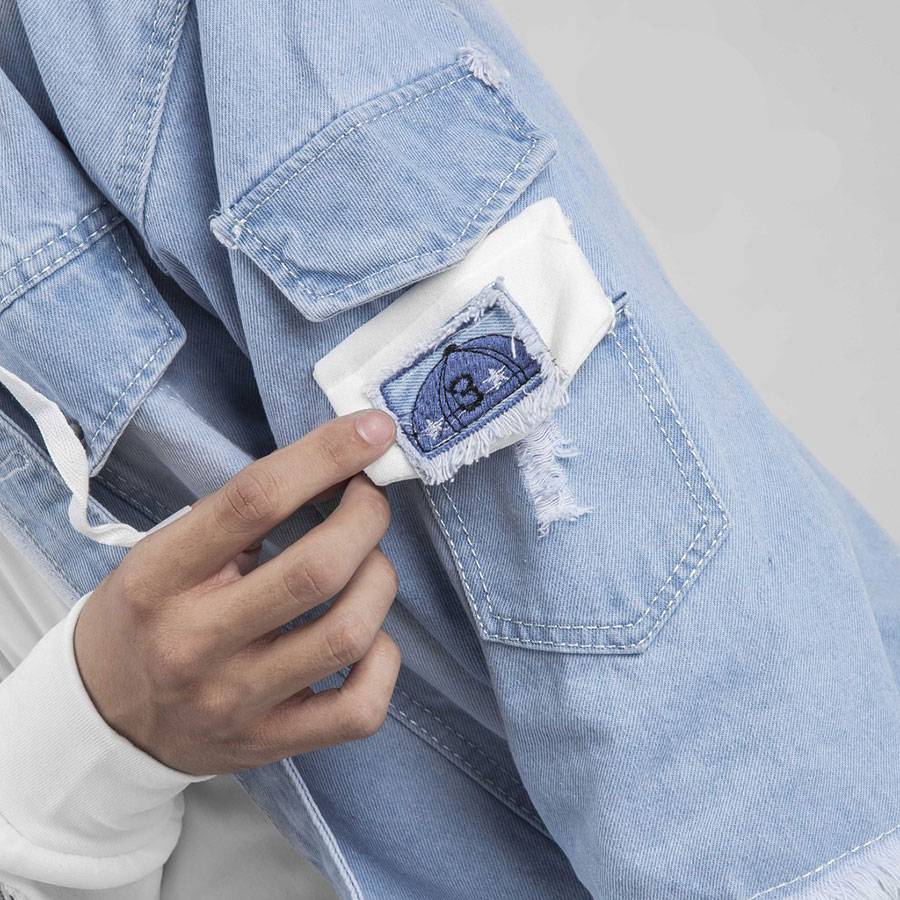 Mix White Cap Denim Jackets Mix White Cap Denim Jackets