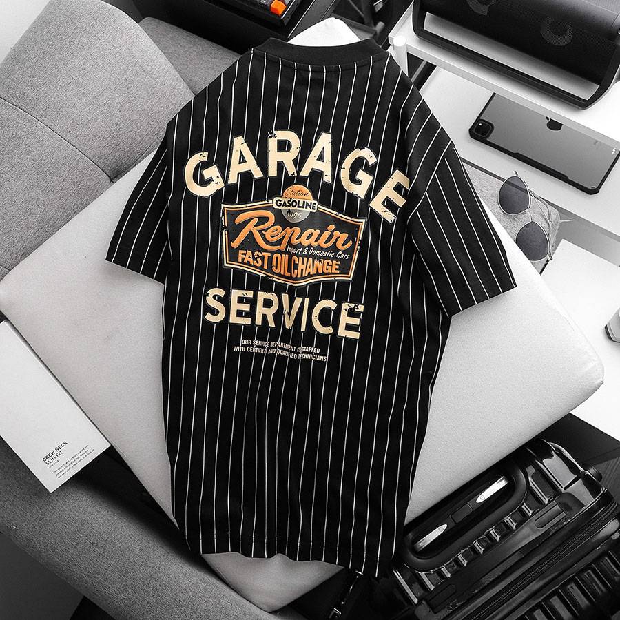 Garage Service Black Cotton T-Shirt Garage Service Black Cotton T-Shirt