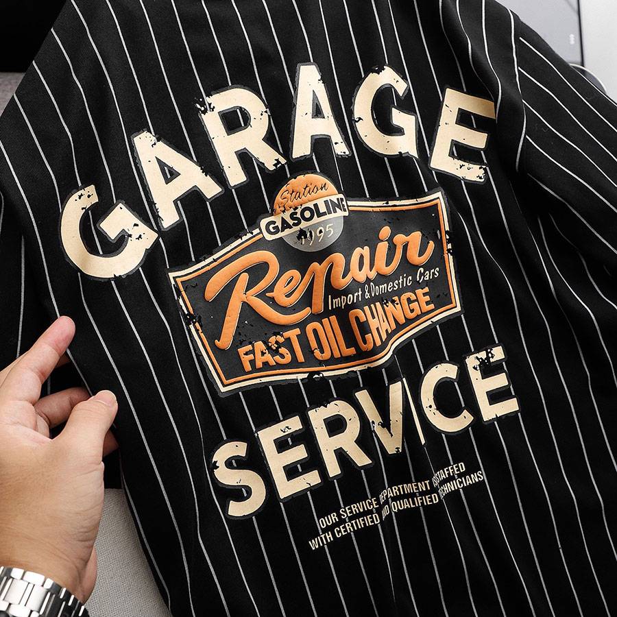 Garage Service Black Cotton T-Shirt Garage Service Black Cotton T-Shirt