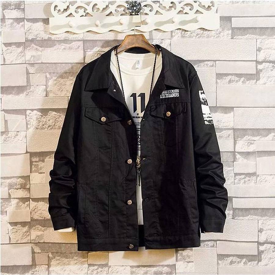 Male On Mars Black Denim Jacket Male On Mars Black Denim Jacket