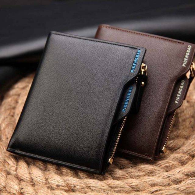 Double PU Leather Wallet