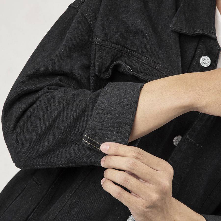 Christian Additive Black Denim Jacket Christian Additive Black Denim Jacket