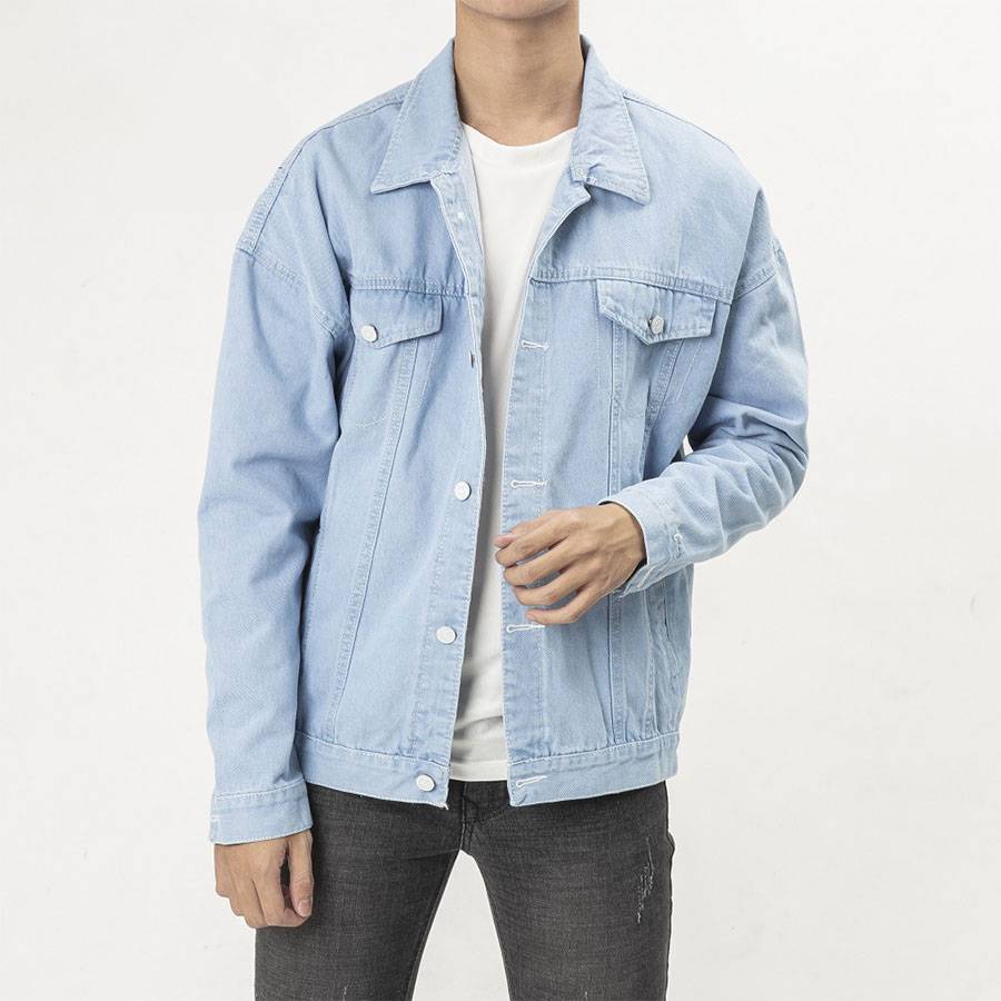 Christian Additive Blue Denim Jacket Christian Additive Blue Denim Jacket
