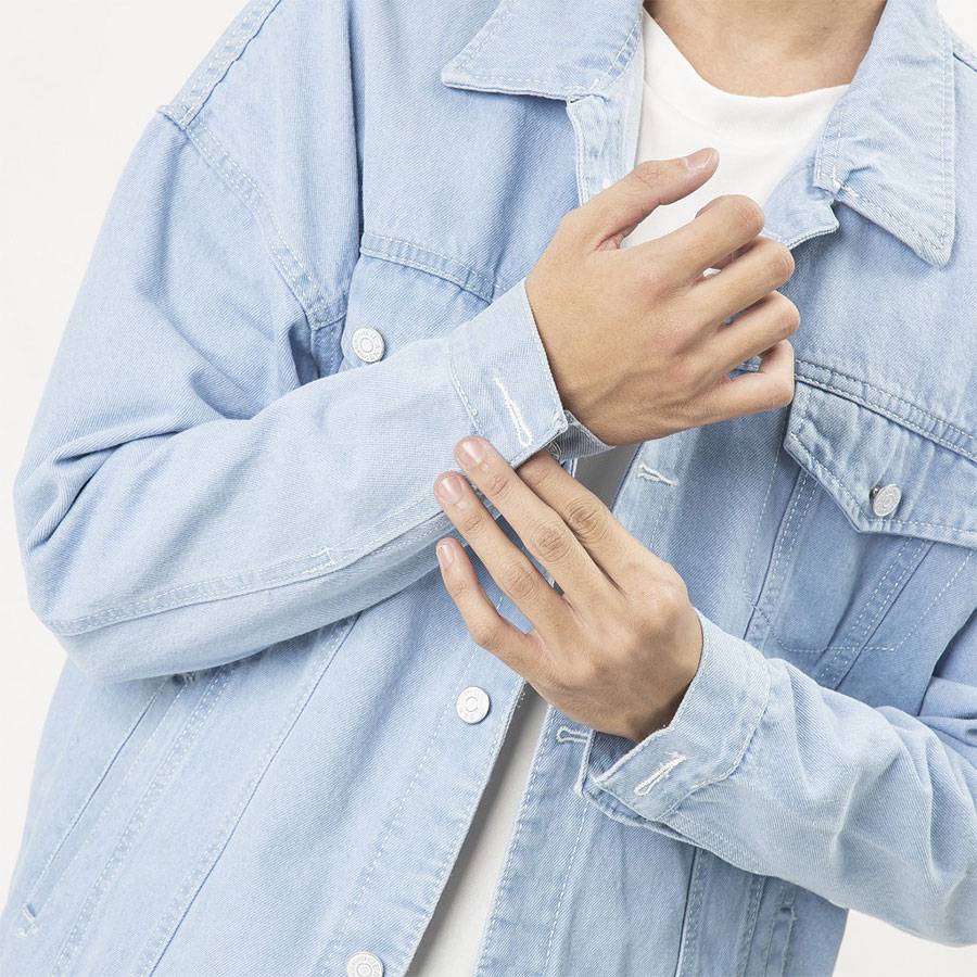 Christian Additive Blue Denim Jacket Christian Additive Blue Denim Jacket