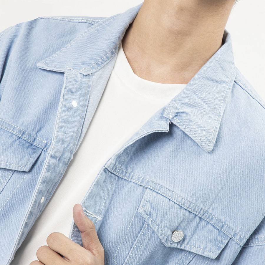 Christian Additive Blue Denim Jacket Christian Additive Blue Denim Jacket