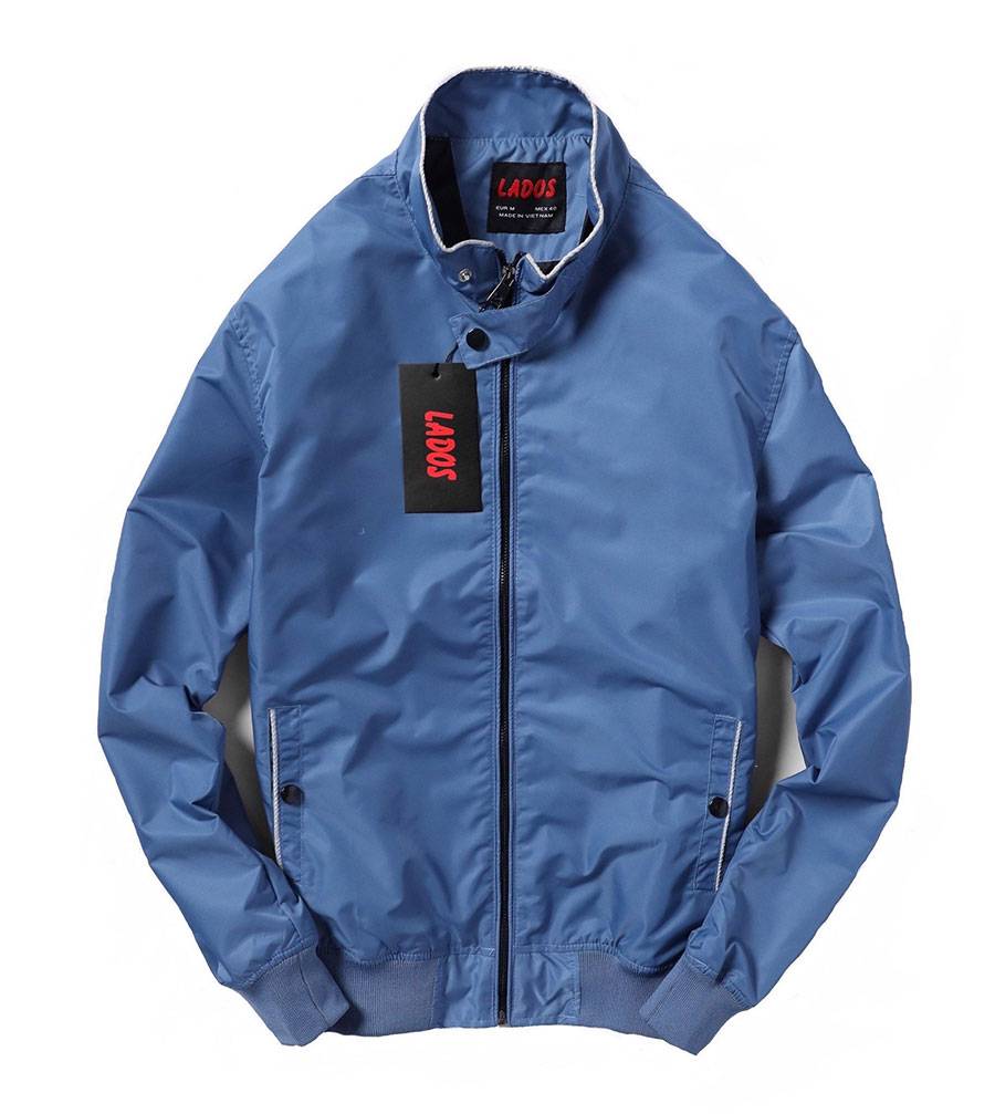 Casual Light Blue Bomber Jacket Casual Light Blue Bomber Jacket