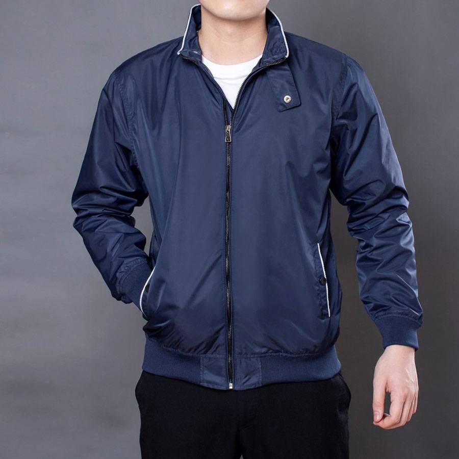 Casual Navy Blue Bomber Jacket Casual Navy Blue Bomber Jacket