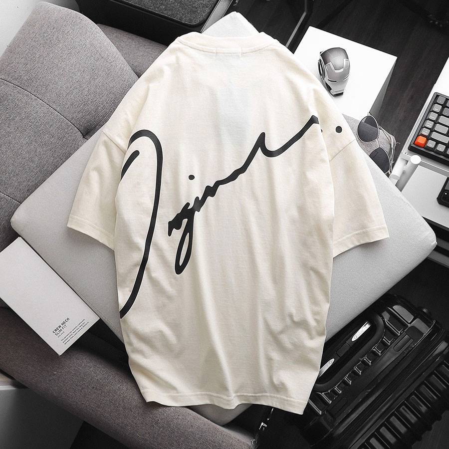 Oversized Original Signature Cotton T-Shirts Oversized Original Signature Cotton T-Shirts