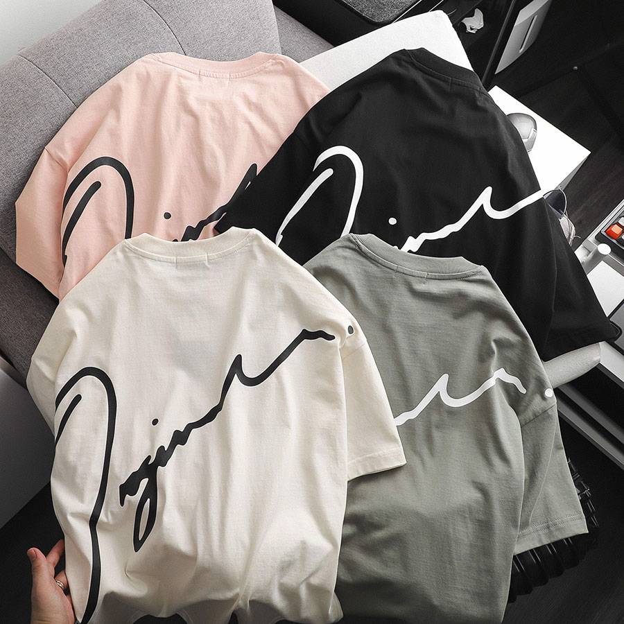 Oversized Original Signature Cotton T-Shirts Oversized Original Signature Cotton T-Shirts