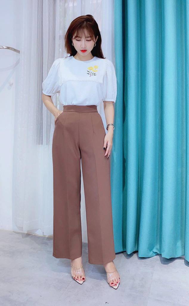 Straight Wide Leg Brown Culottes Straight Wide Leg Brown Culottes